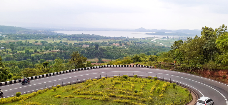 Scenic view of Patratu Valley, Jharkhand